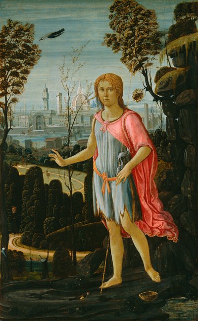 Johannes der Täufer, ca. 1480 von Jacopo del Sellaio